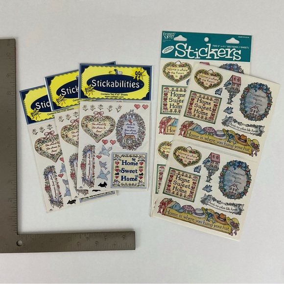 90s scrapbooking sticker & paper collection pen pal journal embellishments - Picture 2 of 7